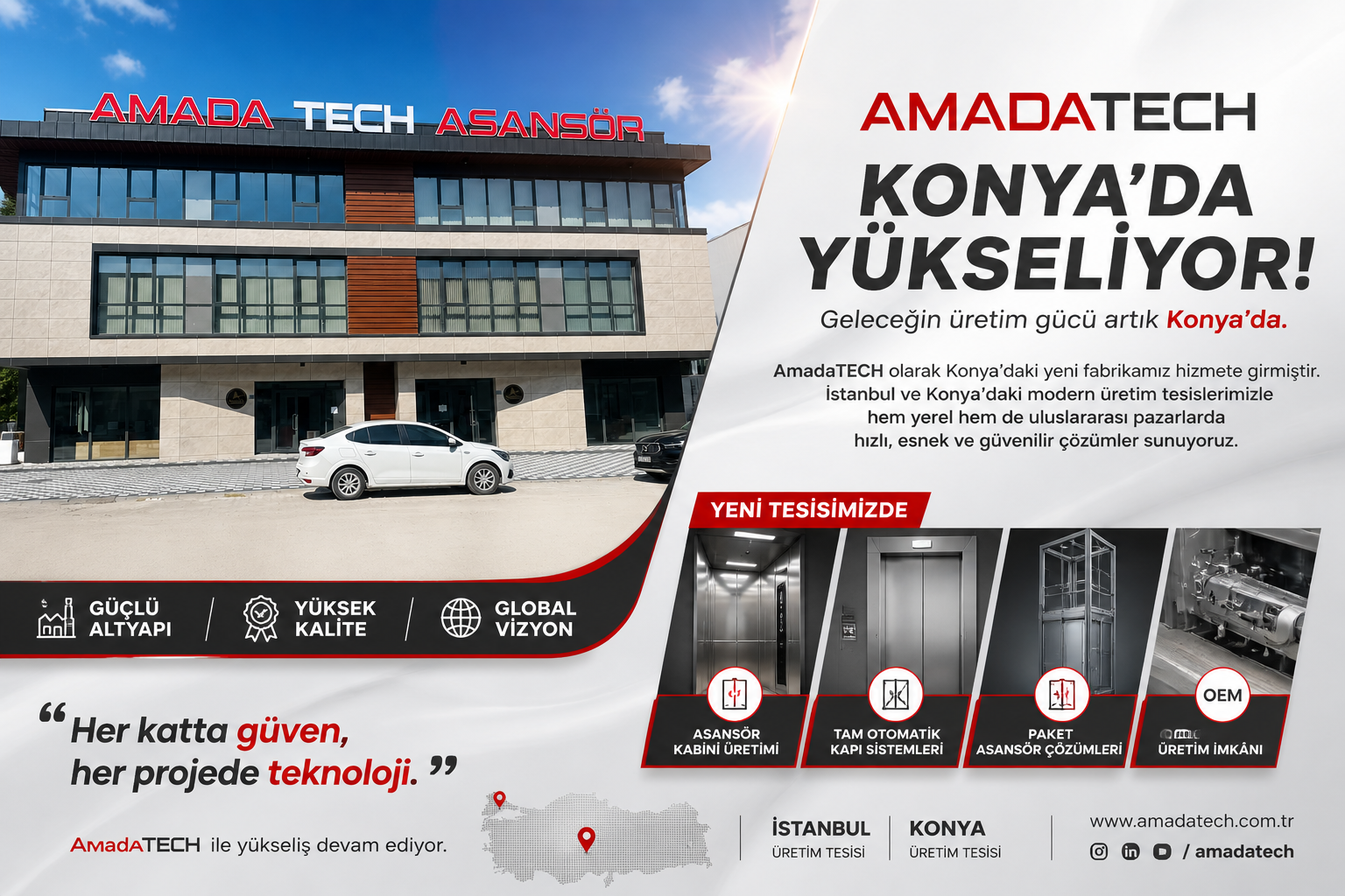 AmadaTECH Konya fabrika
