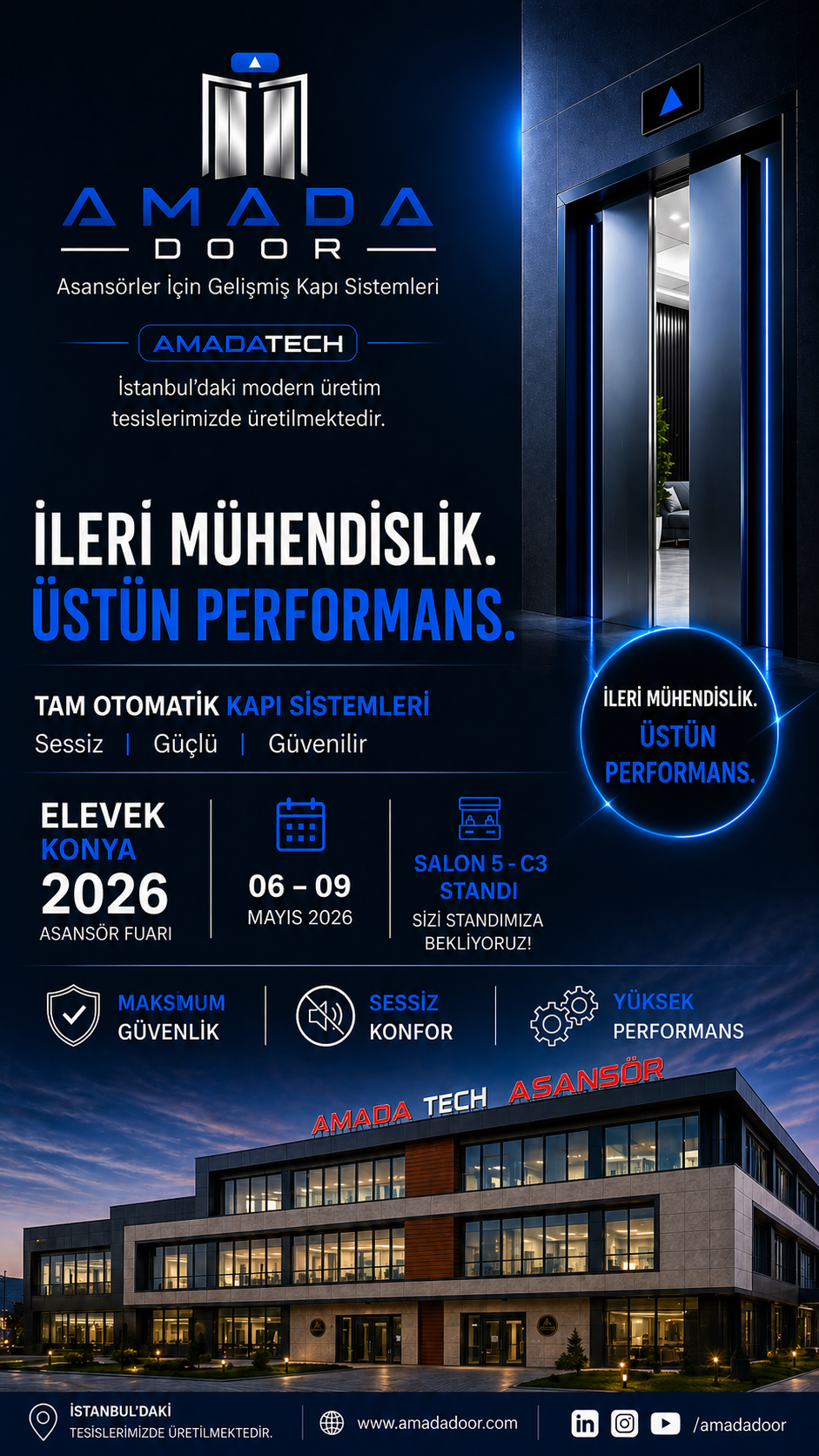 Amada Door Otomatik Kapı İmalatına Başladı